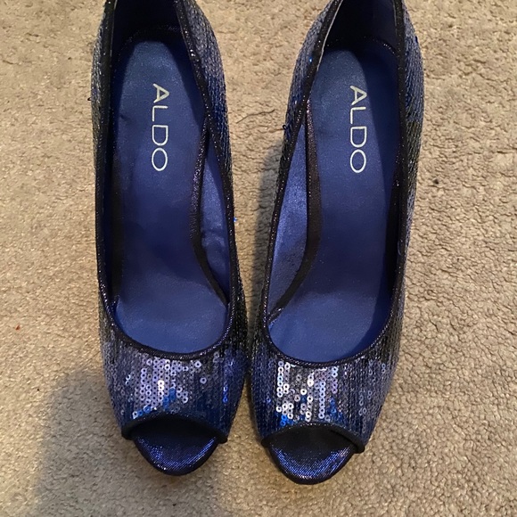 Aldo blue sequins shoes - Picture 2 of 4